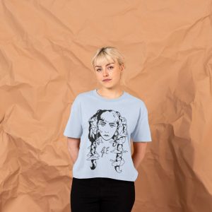 RECOVERY T-SHIRT (BOXY) - SKY BLUE